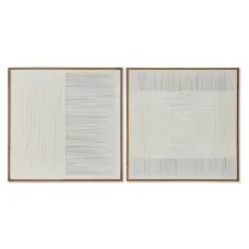 Painting Home ESPRIT Urban 80 x 3 x 80 cm (2 Units)