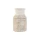 Jarrón Home ESPRIT Blanco Natural Madera de mango Colonial 15 x 15 x 38 cm