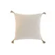 Cojín Home ESPRIT Beige Natural Tropical Boho 45 x 5 x 45 cm