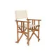 Silla de Jardín Home ESPRIT Blanco Marrón Madera de acacia 52 x 53 x 87 cm