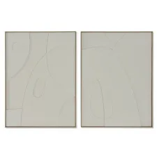 Painting Home ESPRIT Abstract Scandinavian 75 x 4 x 100 cm (2 Units)