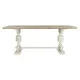 Dining Table DKD Home Decor White Natural Fir 200 x 90 x 78 cm