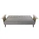 Sofá Cama DKD Home Decor Marrón Gris Metal Urbano 203 x 87 x 81 cm