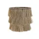 Pantalla de Lámpara DKD Home Decor Yute Jute Metal Natural Flecos 40 x 40 x 40 cm