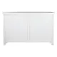Sideboard DKD Home Decor 165 x 45,7 x 105,4 cm Crystal Grey White Dark brown Mango wood