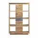 Estantería DKD Home Decor Sheesham Marrón Gris Natural Madera 120 x 40 x 185 cm