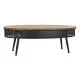 Mesa de Centro DKD Home Decor Marrón Negro Metal Abeto 120 x 58 x 42 cm