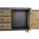 Sideboard DKD Home Decor 144 x 45 x 75 cm Fir Natural Metal Light grey