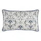 Cushion DKD Home Decor Blue 50 x 10 x 30 cm Flowers