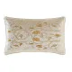 Cojín DKD Home Decor Dorado 50 x 10 x 30 cm Flores