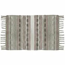 Alfombra DKD Home Decor Flecos Boho Poliéster Algodón (200 x 290 cm)