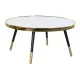 Centre Table DKD Home Decor Glamour Golden Silver Steel Mirror 82,5 x 82,5 x 40 cm