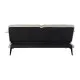Sofá Cama DKD Home Decor 203 x 87 x 81 cm Negro Beige Metal Marrón