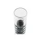 Candleholder DKD Home Decor 6 x 6 x 28 cm Crystal Black Transparent