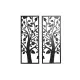 Wall Decoration DKD Home Decor (2 Pieces) Tree Metal Shabby Chic (35 x 1,3 x 91 cm)