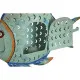 Decorative Figure Home ESPRIT Fish Mediterranean 40 x 9 x 30 cm
