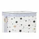 Juego de Cestos DKD Home Decor Blanco Negro Gris Dorado Bambú Estrellas 41 x 31 x 42 cm (4 Piezas) (2 Unidades)