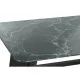 Dining Table Home ESPRIT Black Green Metal Tempered Glass 200 x 100 x 76 cm