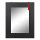 Espejo de pared DKD Home Decor Oriental Negro Abeto (70 x 2 x 90 cm)