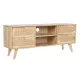Mueble de TV DKD Home Decor Natural Metal Madera de caucho 120 x 30 x 48 cm