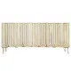 Sideboard DKD Home Decor 160 x 38 x 75 cm Golden Wood White Light brown