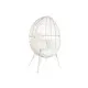 Sillón de jardín DKD Home Decor 90 x 65 x 151 cm Metal ratán sintético Blanco