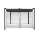 Pérgola DKD Home Decor Gris 300 x 300 x 230 cm Acero