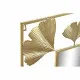 Espejo de pared DKD Home Decor Espejo Dorado Metal Aluminio Hoja de planta (71 x 1 x 97 cm)
