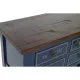 Consola Home ESPRIT Marrón Azul marino Madera de Paulonia 103 x 35 x 80 cm