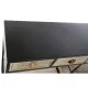 Consola Home ESPRIT Marrón Negro Madera Metal 120 x 38 x 80 cm