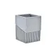 Toothbrush Holder DKD Home Decor Grey Resin 7,6 x 7,6 x 10 cm