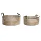 Basket set DKD Home Decor 45 x 35 x 18 cm Polyurethane Tropical Seagrass