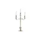 Candelabro DKD Home Decor 30 x 12 x 46 cm Plateado Aluminio Cromado