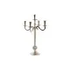 Candelabro DKD Home Decor Plateado Acrílico Aluminio Cromado 30 x 30 x 47 cm