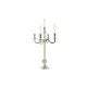 Candelabro DKD Home Decor Plateado Acrílico Aluminio Cromado 30 x 30 x 47 cm