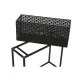 Set de Maceteros DKD Home Decor 60 x 22 x 70 cm Negro Metal