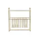 Revistero DKD Home Decor Espejo Dorado Metal (76 x 35 x 83 cm)