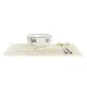 Set de Sushi DKD Home Decor Bambú Gres Blanco Oriental 14,5 x 14,5 x 31 cm (16 Piezas)