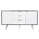 Aparador DKD Home Decor 150 x 43 x 80 cm Blanco Marrón oscuro Madera de mango