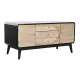 Mueble de TV DKD Home Decor 120 x 50 x 58 cm Negro Madera