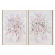 Cuadro Home ESPRIT Shabby Chic Florero 70 x 3,5 x 100 cm (2 Unidades)