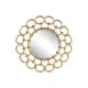 Wall mirror Home ESPRIT Golden 95 x 5 x 95 cm