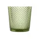 Set de Vasos DKD Home Decor Verde Cristal Con relieve 240 ml (6 Unidades)