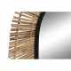 Wall mirror DKD Home Decor Black Natural Bali 63 x 1,5 x 92 cm