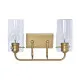 Lámpara de Pared DKD Home Decor Cristal Dorado Metal 220 V 50 W (41 x 17 x 24 cm)