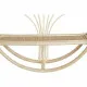 Shelves DKD Home Decor Wall Natural Rattan 2 Shelves (60 x 14 x 60 cm)
