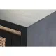 Consola DKD Home Decor Natural Negro Ratán Madera de mango (125 x 40 x 76 cm)