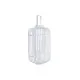 Lantern DKD Home Decor Crystal White Bamboo (28 x 28 x 47 cm)