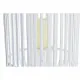 Lantern DKD Home Decor Crystal White Bamboo (28 x 28 x 47 cm)