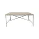 Dining Table Home ESPRIT White Iron Mango wood 160 X 90 X 80 cm